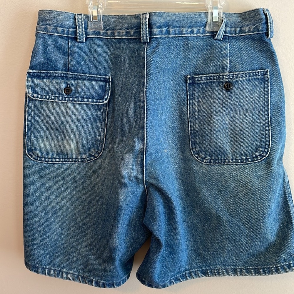 Vintage 1990’s Polo Country Ralph Lauren Denim Jean Shorts Made in USA - Picture 2 of 12